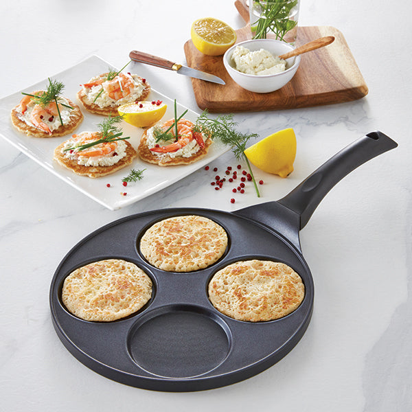 Poêle 4 blinis ou pancakes à induction 26,5 cm Mathon - Mathon - 3