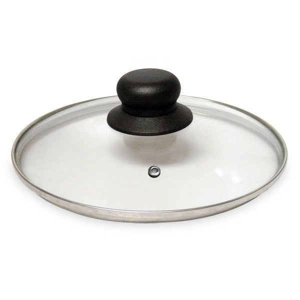 Couvercle en verre cerclé inox 16 cm Baumalu - Mathon