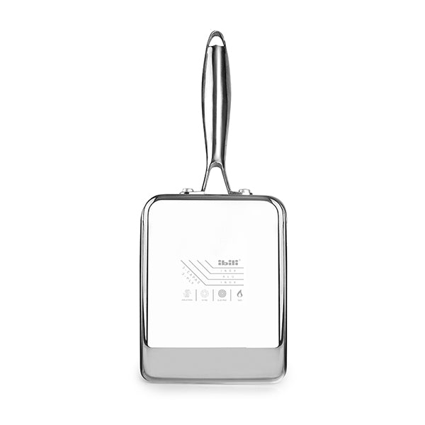 Poêle inox Tamagoyaki rectangulaire 18 cm Ibili - Mathon - 3