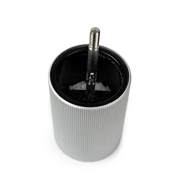 Moulin à sel manuel aluminium et bois Line 12 cm Peugeot - Mathon - 5