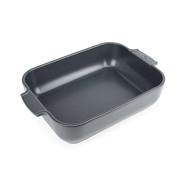 Plat à four céramique Appolia rectangulaire ardoise 32 cm Peugeot - Mathon - 1