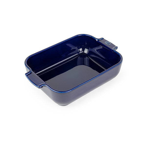 Plat à four céramique Appolia rectangulaire bleu 25 cm Peugeot - Mathon - 1