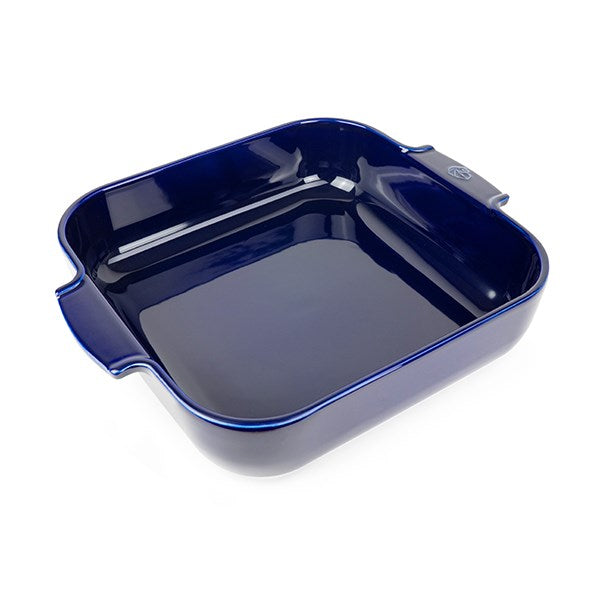 Plat à four céramique Appolia carré bleu 36 cm Peugeot - Mathon - 1