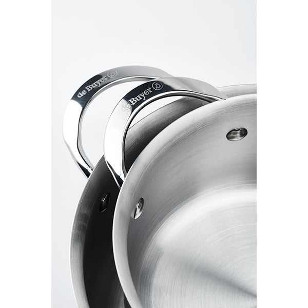 Sautoir droit tout inox Alchimy 28 cm De Buyer - Mathon - 5