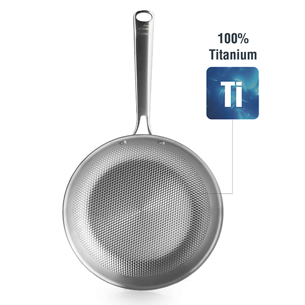 Lot 2 poêles Titanium 24 et 28 cm Lacor - Mathon - 4