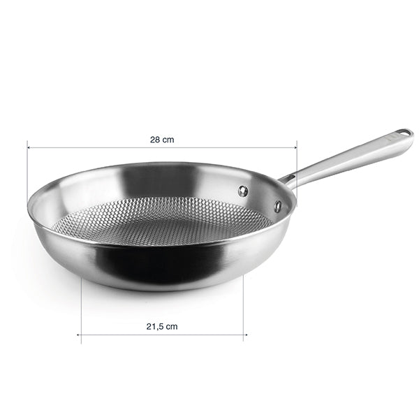 Lot 2 poêles Titanium 24 et 28 cm Lacor - Mathon - 7