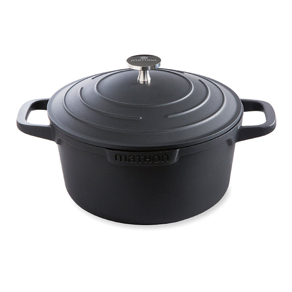 Lot cocotte légère ronde en fonte d