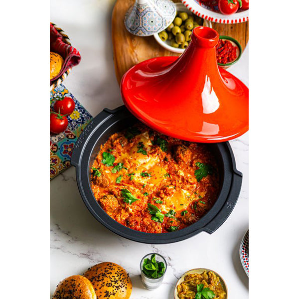 Plat à tajine Atlas 30 cm rouge  Peugeot - Mathon - 3