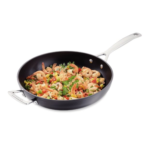 Sauteuse antiadhésive Les Forgées 30 cm Le Creuset - Mathon - 1