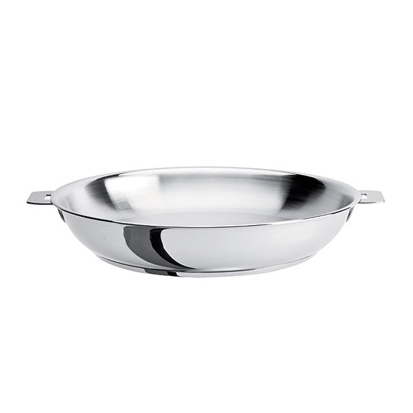 Poêle haute tout inox Mutine sans manche 28 cm Cristel - Mathon - 1