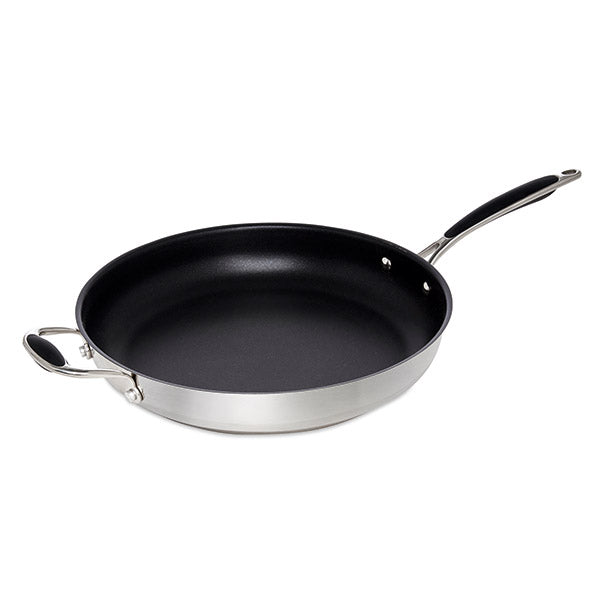 Lot 4 poêles inox antiadhérentes Excell