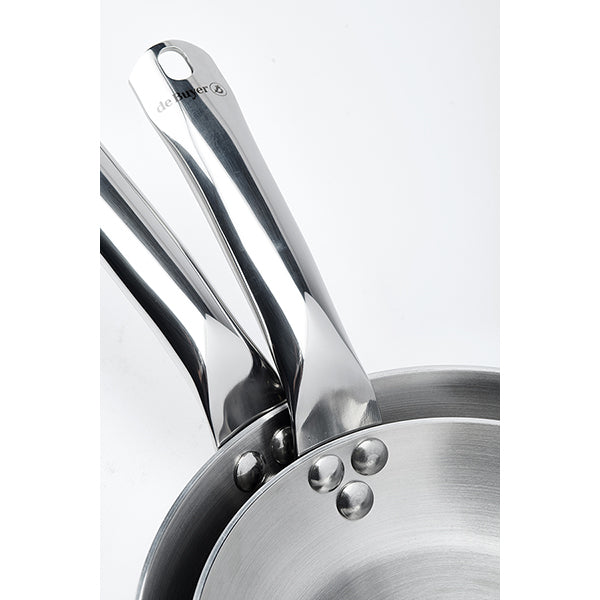 Lot 3 poêles tout inox Alchimy 20, 24 et 28 cm De Buyer - Mathon - 2