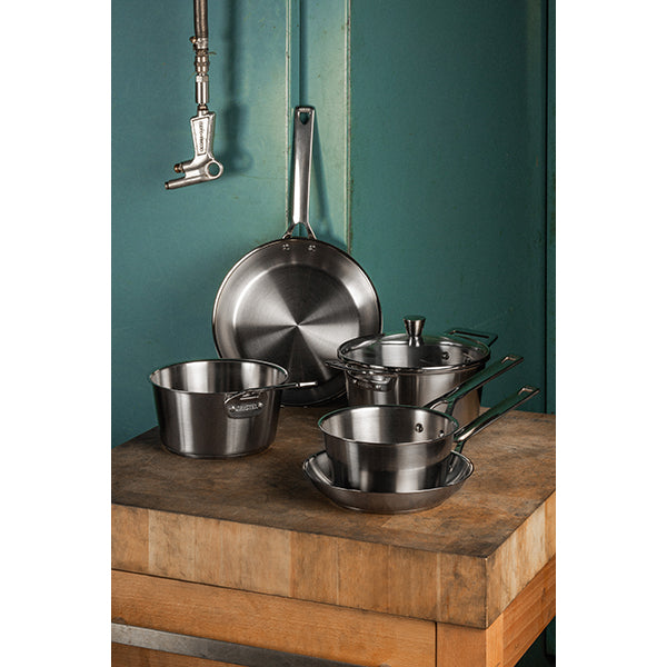 Lot 2 poêles tout inox 1826 24 et 28 cm Cristel - Mathon - 5