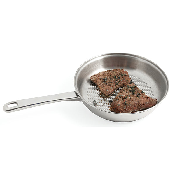Poêle tout inox avec fond grill 20 cm Artame - Mathon - 3