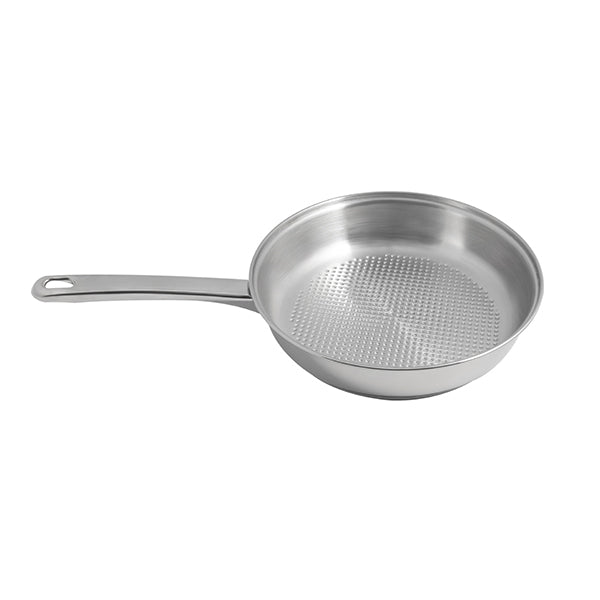 Poêle tout inox avec fond grill 24 cm Artame - Mathon - 1