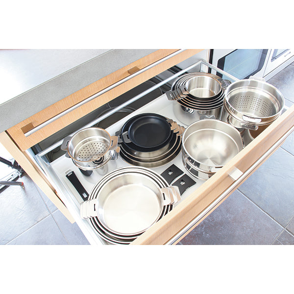 Poêle inox antiadhérente Mutine sans manche 24 cm Cristel - Mathon - 4