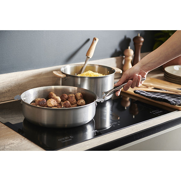 Sauteuse droite tout inox Alchimy Loqy sans manche 28 cm De Buyer - Mathon - 5
