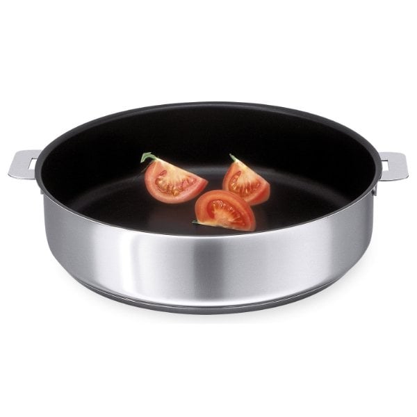 Sauteuse inox antiadhérente Mutine sans manche 24 cm Cristel - Mathon - 1