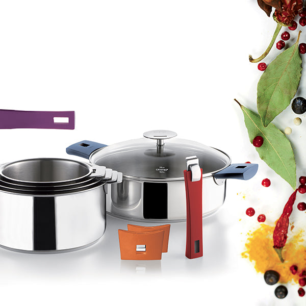 Sauteuse inox antiadhérente Mutine sans manche 24 cm Cristel - Mathon - 2
