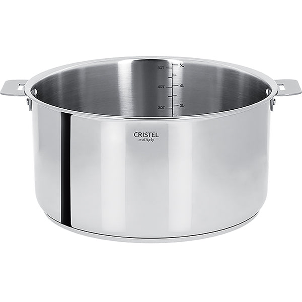 Faitout inox Casteline sans manche 24 cm Cristel - Mathon - 1