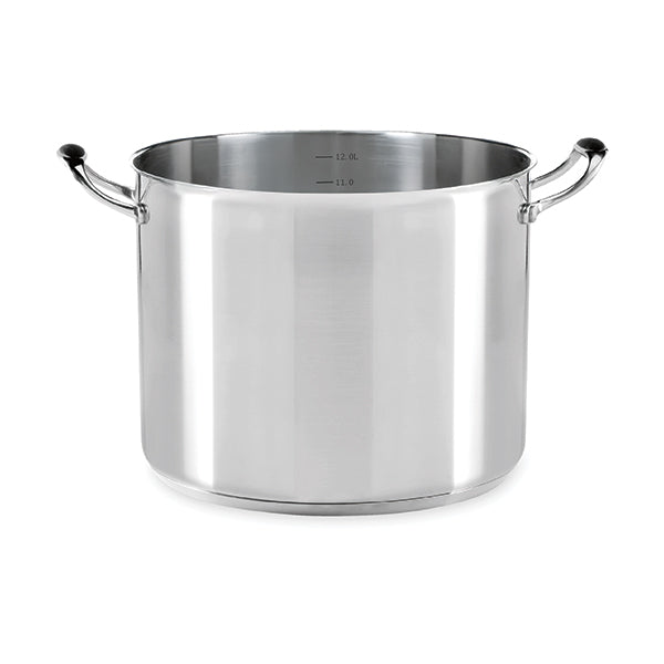 Lot marmite inox Excell’Inox 28 cm et couvercle en verre Mathon - Mathon - 3