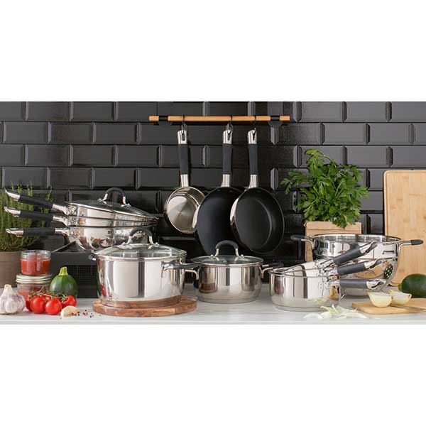 Faitout inox Rapid Cook avec couvercle 24 cm 5 L Mathon - Mathon - 3