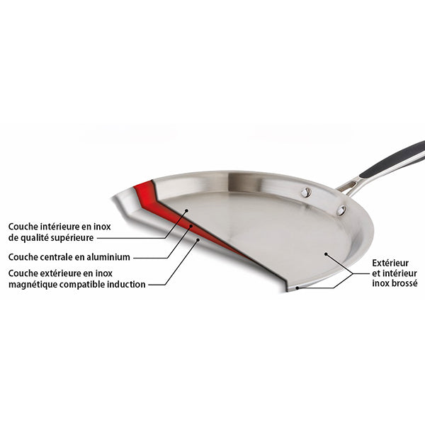 Crêpière tout inox Excell