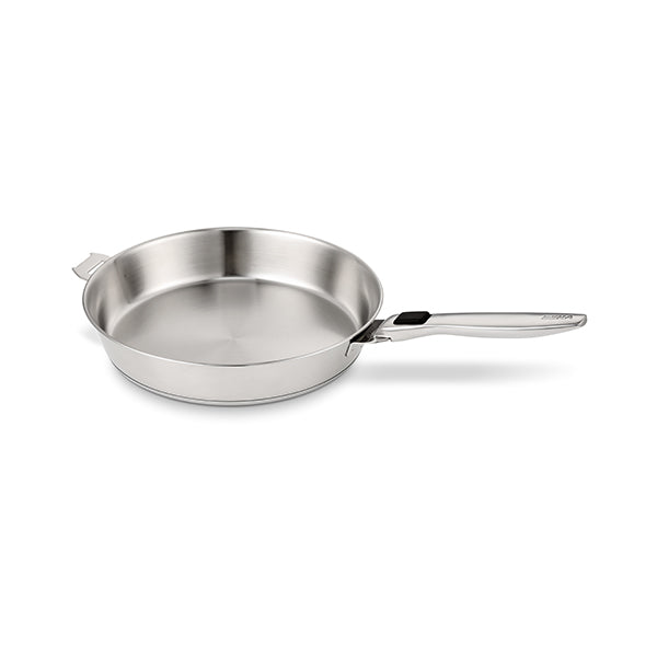 Lot 2 poêles tout inox Evolution 24 et 28 cm et manche amovible Beka - Mathon - 3