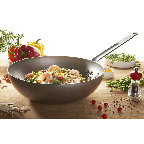 Wok acier Minéral B 28 cm De Buyer - Mathon - 2