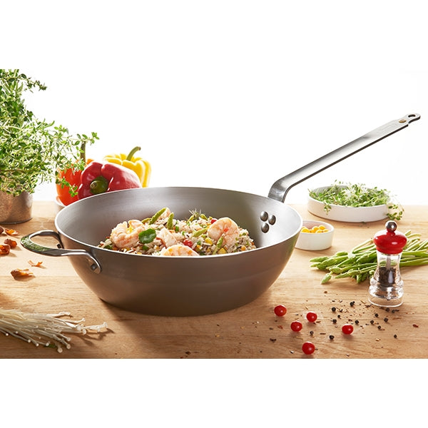 Sauteuse paysanne acier Minéral B 32 cm De Buyer - Mathon - 2