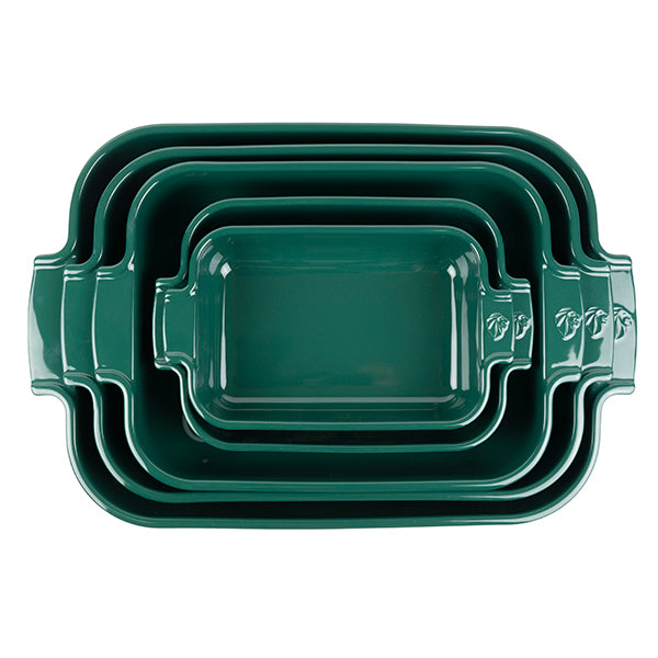 Plat à four céramique Appolia rectangulaire vert 25 cm Peugeot - Mathon - 5