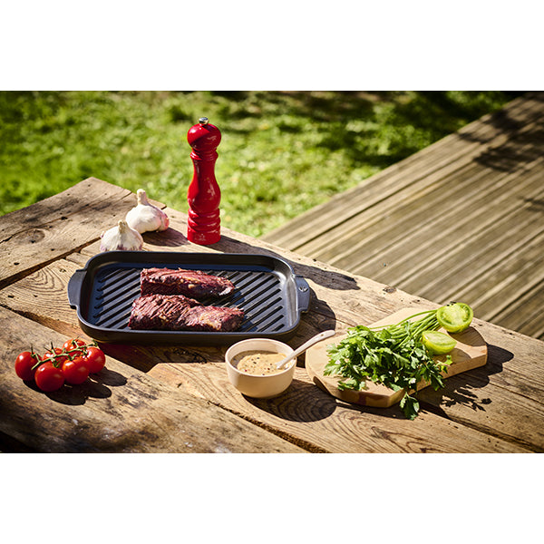 Grill viande rectangulaire Grill To Table noir satin 38 cm  Peugeot - Mathon - 5