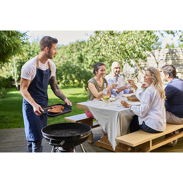 Grill viande rectangulaire Grill To Table noir satin 38 cm  Peugeot - Mathon - 3