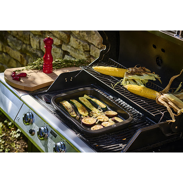 Plancha rectangulaire Grill To Table noir satin 43 cm Peugeot - Mathon - 5