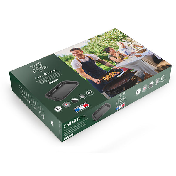 Plancha rectangulaire Grill To Table noir satin 43 cm Peugeot - Mathon - 6