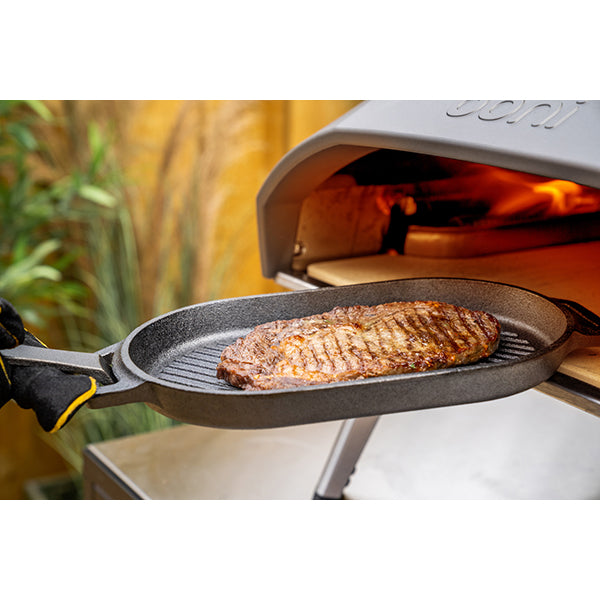 Poêle grill ovale en fonte  Ooni - Mathon - 3