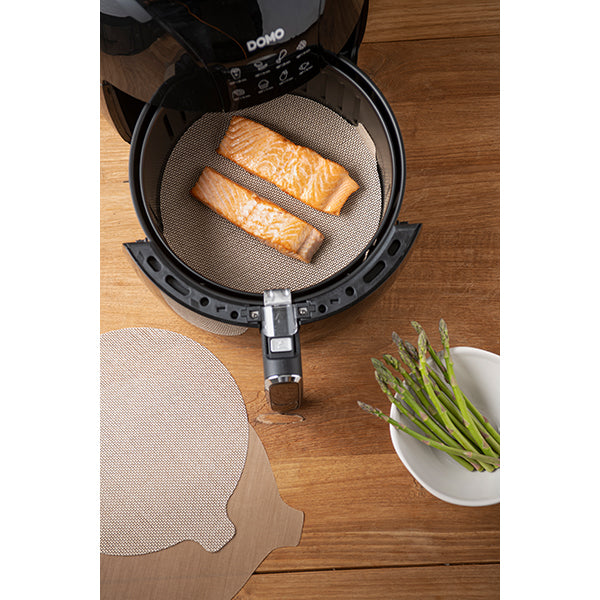 Lot 2 x 2 feuilles de cuisson rondes pour friteuse à air chaud  NoStik - Mathon - 2