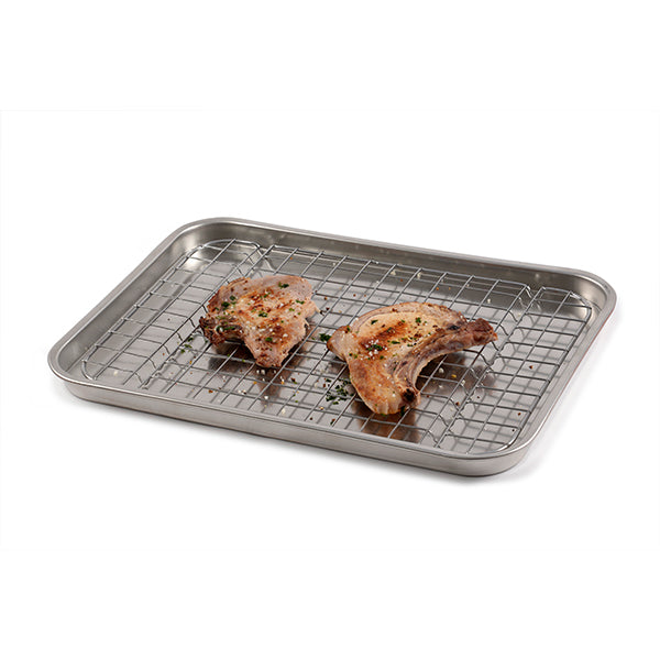 Grille pour plat à four 38x26 cm  Steel Pan - Mathon - 5