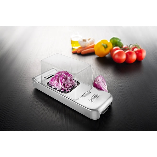 Coupe-légumes en inox avec 3 grilles Alligator - Mathon - 3