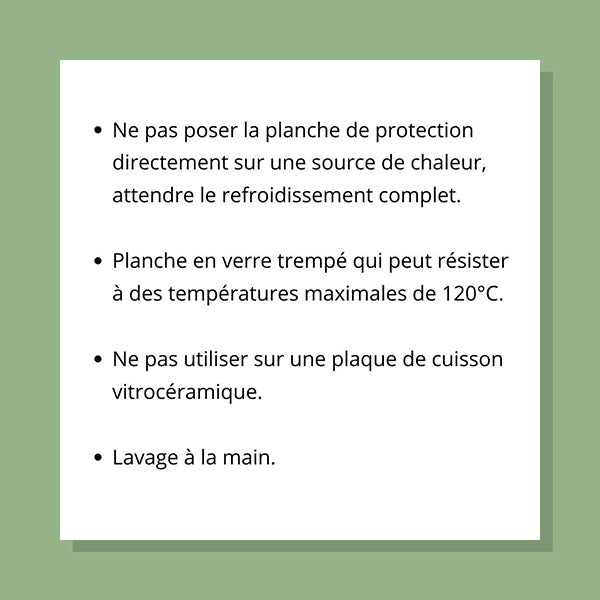 Planche multifonctions en verre 50 cm Pebbly - Mathon - 3