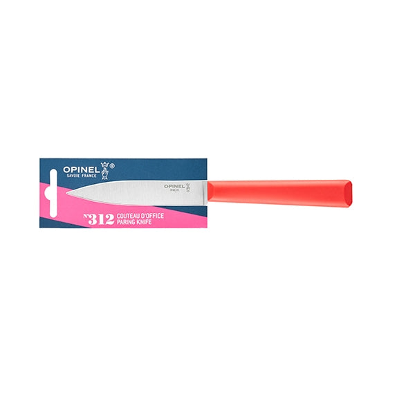 Couteau Office N°312 Essentiels+ Rouge 10 cm inox Opinel - Mathon - 2