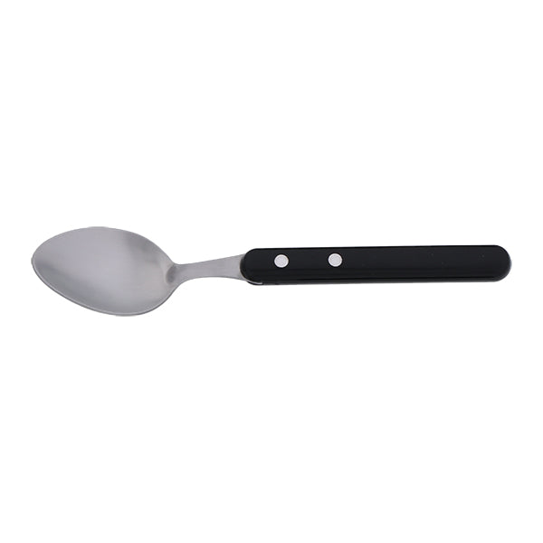 Set de 4 cuillères inox Les Bistrots à la Française manche noir Jean Dubost - Mathon