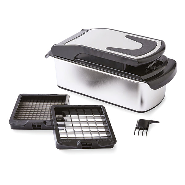 Coupe-légumes inox 2 grilles de coupe Mathon - Mathon - 2
