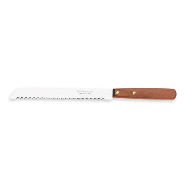 Couteau à pain 19 cm manche en bois Nogent - Mathon - 1