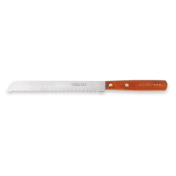 Couteau à pain 19 cm manche en bois Nogent - Mathon - 3
