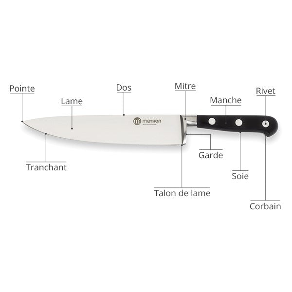 Fusil à aiguiser Les Spécialistes 20 cm Mathon - Mathon - 2