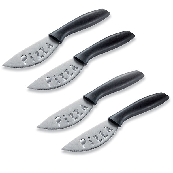 Lot 2 sets de 2 couteaux à pizza avec lame en inox Mathon - Mathon - 1