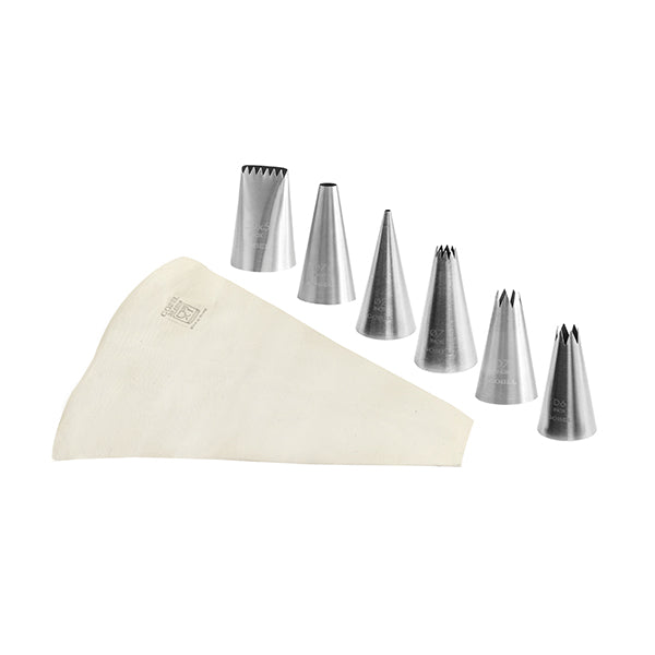 Set 6 douilles inox et poche 30 cm Gobel - Mathon - 7