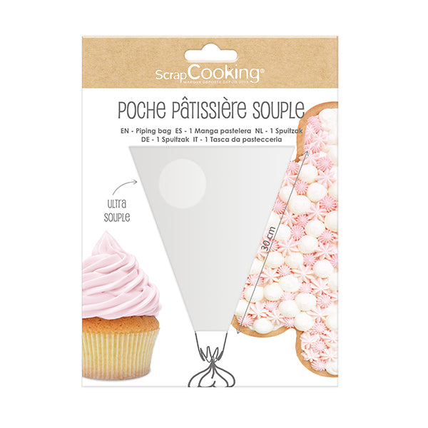 Poche à douille réutilisable 35 cm Scrapcooking - Mathon - 2