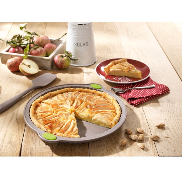 Rigiflex Moule à tarte cannelée en silicone structure acier 26 cm Mathon - Mathon - 3